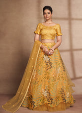 Exclusive Lehenga Choli in Yellow Colour
